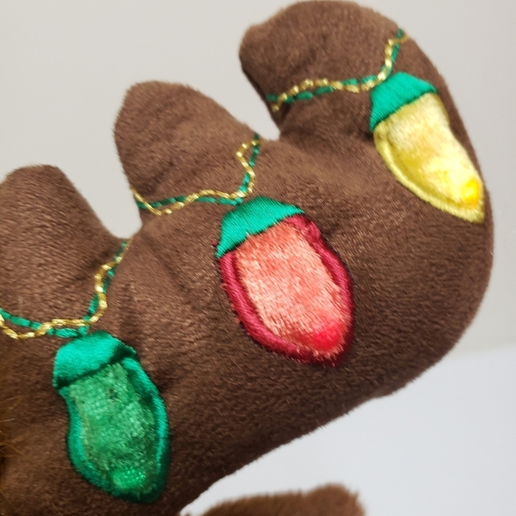 Build a Bear 18" Brown Christmas Moose Unstuffed Light Up Antlers Holiday Plush - Picture 7 of 13